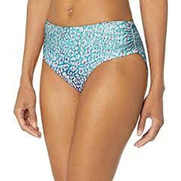 Athena Other - Athena Women's Shirr Side Midwaist Swimsuit Bikini Bottoms Size 8